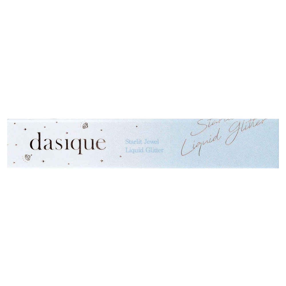 Dasique, Starlite Jewell, жидкие блестки, 02 конфетных сердечка, 1,8 г (0,06 унции)