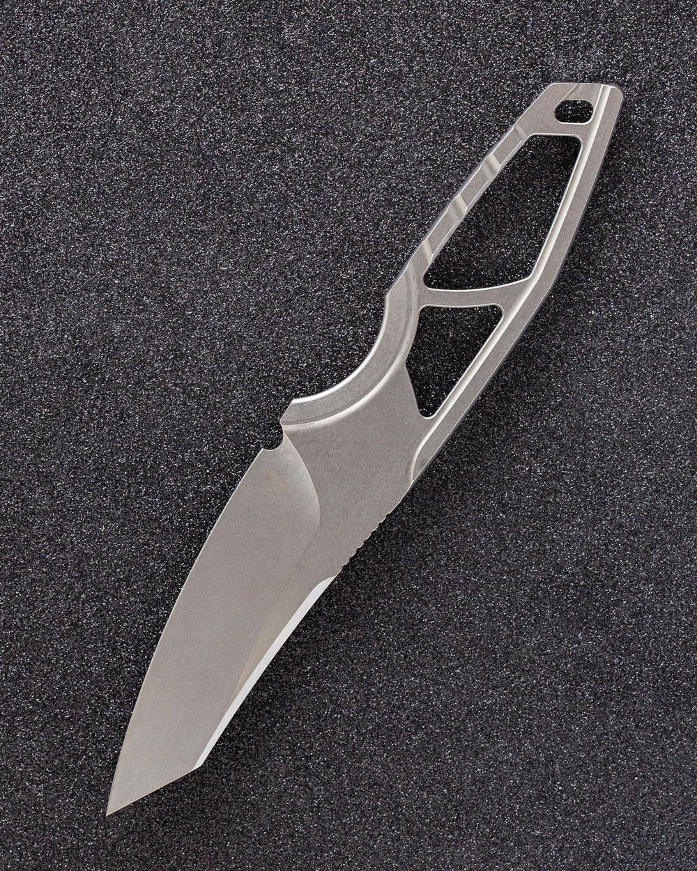 ПРЕДЗАКАЗ Туристический скелетный нож STEELBRO STORMBORN Stonewash сталь DC53 (зеленый Kydex)