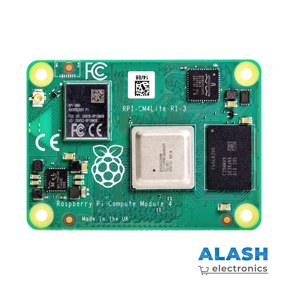 Raspberry Pi Compute Module 4 - 2GB RAM, 2.4/5.0GHz Wi-Fi & Bluetooth 5.0 (CM4102000) CM4