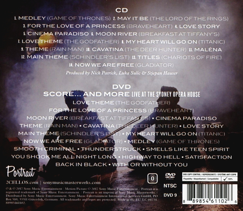 2Cellos, London Symphony Orchestra / Score (Deluxe Edition)(CD+DVD)