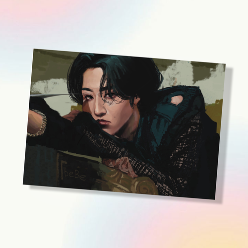 Арт принт / lynx / STRAY KIDS / Хан #3