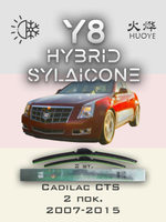 Щетки стеклоочистителя HUOYE Y8 550/475 мм на Cadilac CTS | Hook/J-Hook