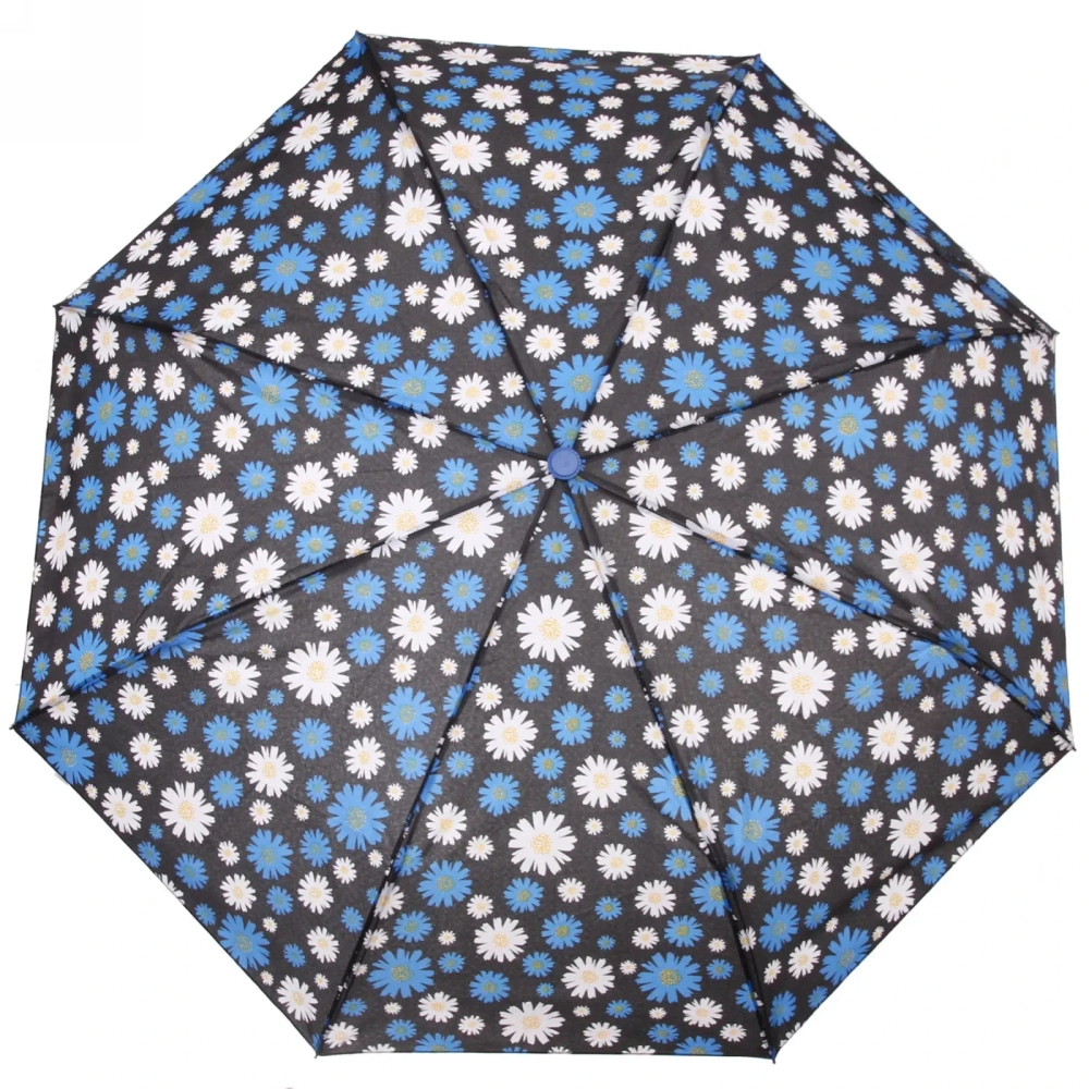 Зонт женский автомат «Ультрамарин - Эллегия», микс 6 цветов, 8 спиц, d-96см, длина в слож. виде 28см