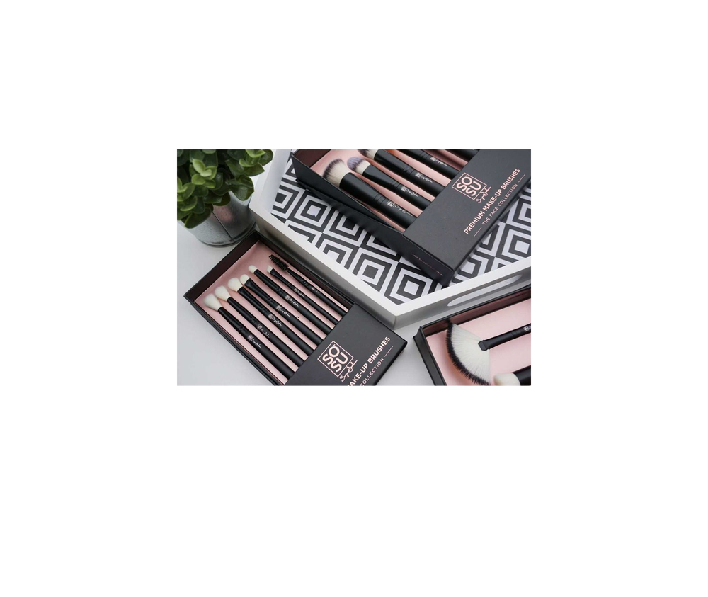 SOSU Cosmetics Premium Brushes The Eye Collection - набор кистей /  7 шт.   / GTIN 5391018046926