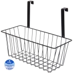Корзина металлическая подвесная «ФАРГО», цвет черный, 27.5*12*22.5см (лейбл)✦
