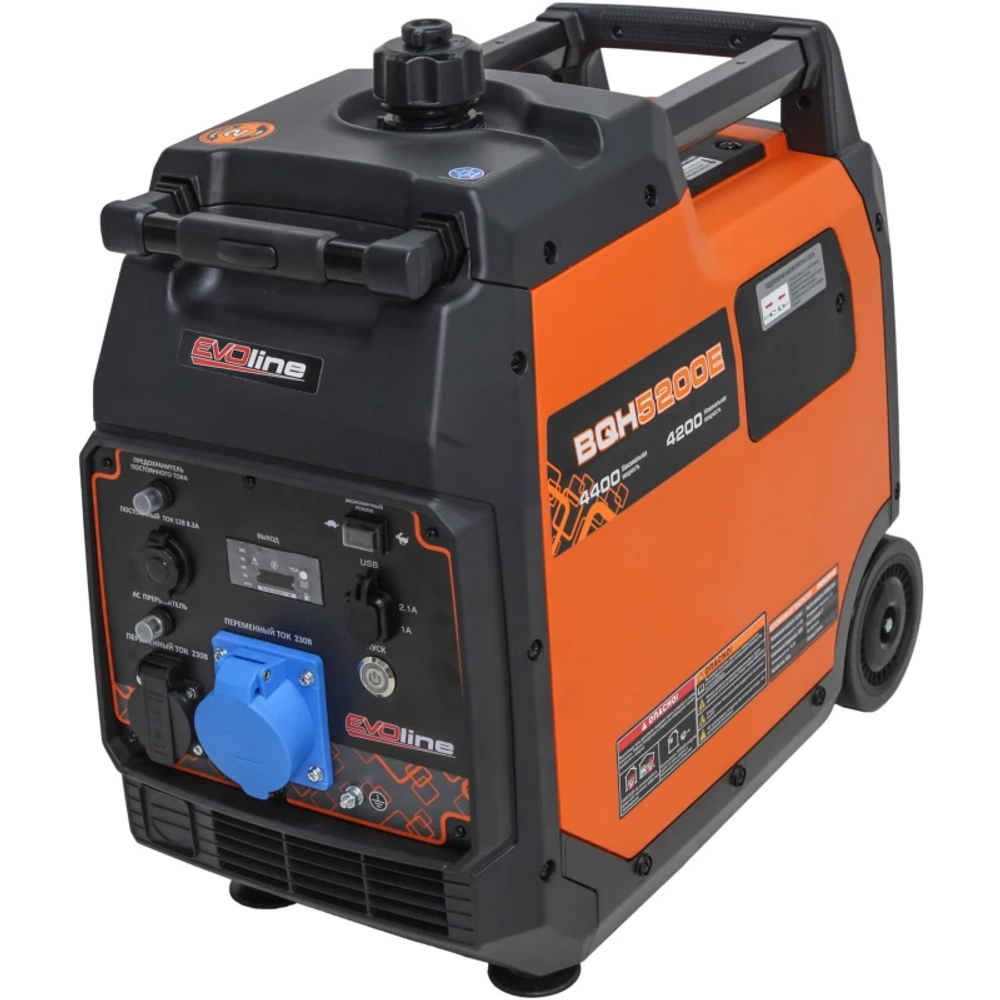 EVOline BQH 5200 E генератор бензиновый инверторный (Zongshen) 1T90DF052EVO