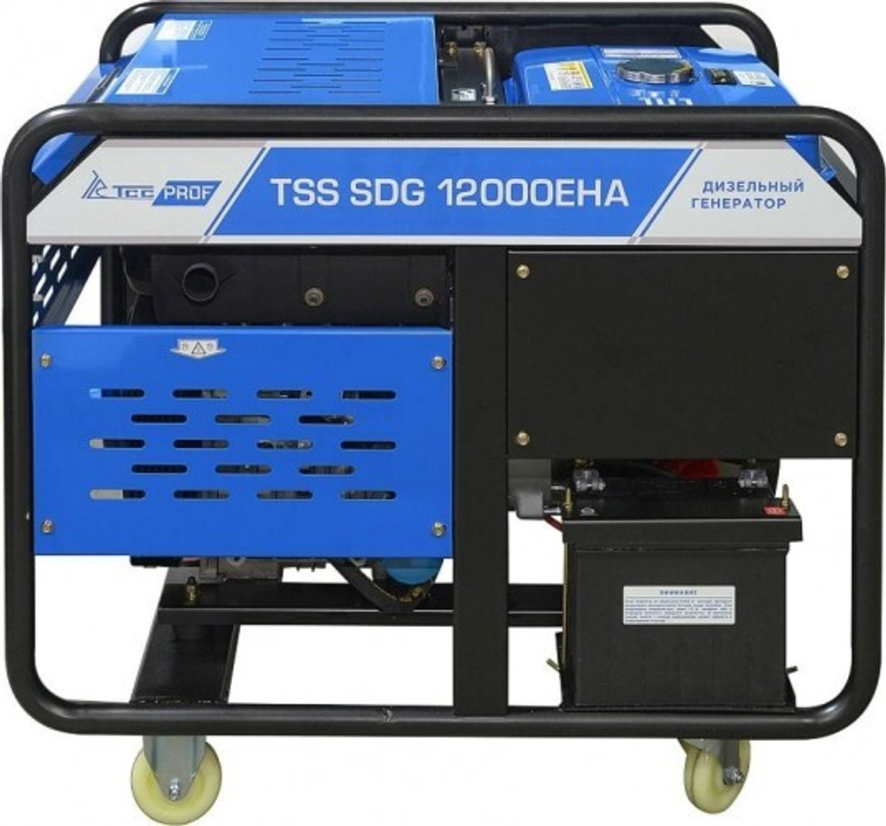 Электростанция дизельная с воздушным охлаждением ТСС SDG12000 EHA открытая 100057