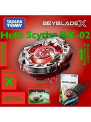 Волчок и запускатель Hells Scythe 4-60T BX02 Beyblade X Takara Tomy