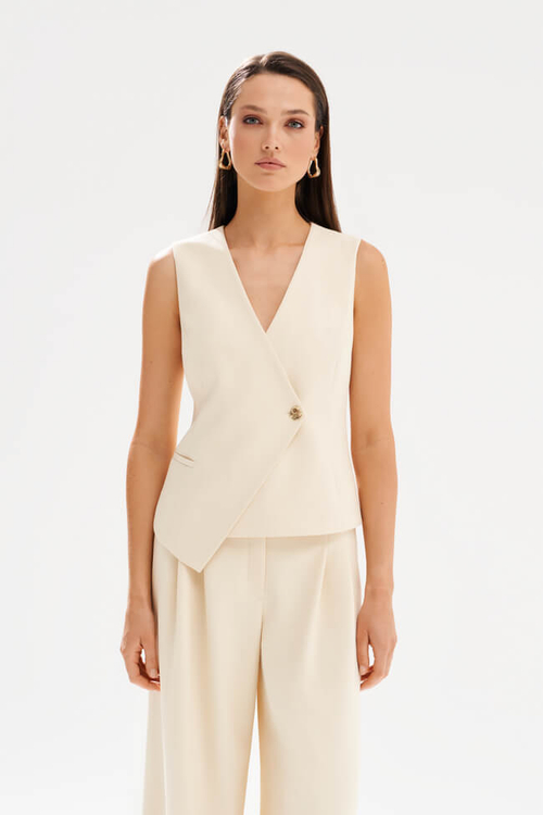 1984 Жилет женский (сливочный)