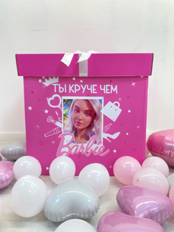 Воздушные шары Барби Розовая коробка №331