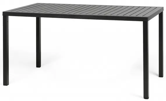 Уличный стол Cube 140x80 см, антрацит