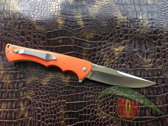 Складной нож Steelclaw Рыжая лиса JER03 c клинком из стали D2, рукоять G10