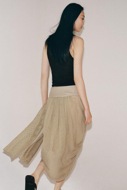 ZARA ДРАПИРОВАННАЯ ЮБКА С ПРИНТОМ — ZW COLLECTION, РАЗНОЦВЕТНЫЙ