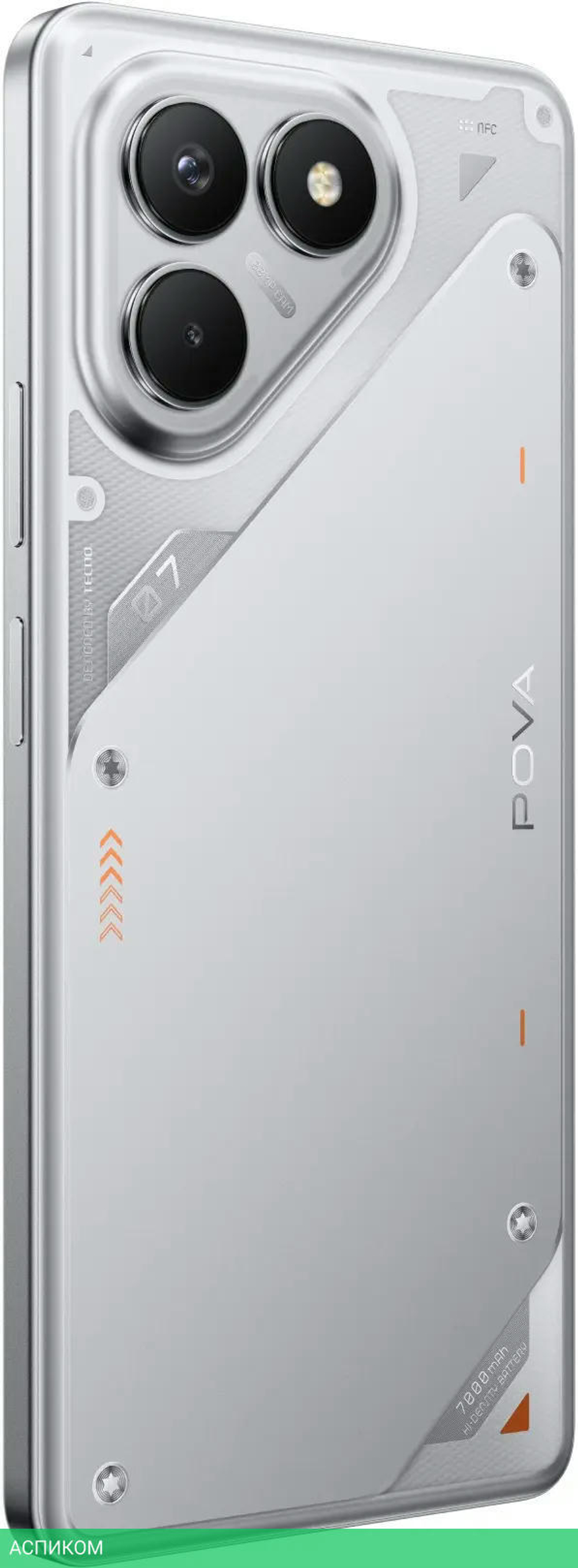 Смартфон Tecno Pova 7 Neo 8GB/256GB Magic Silver (LJ6)