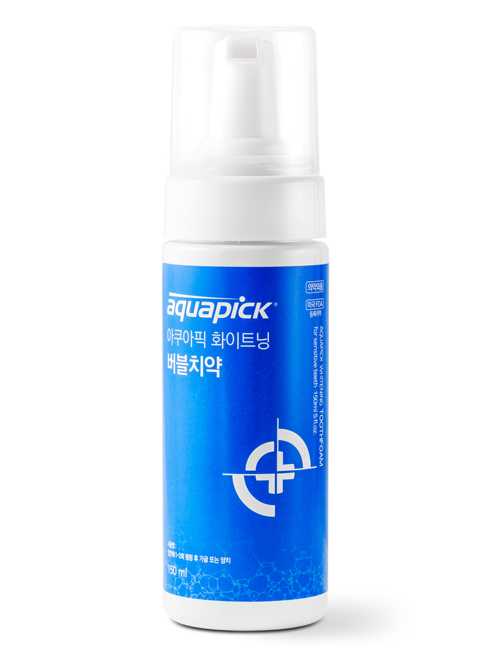 Отбеливающая пена для полости рта Aquapick Ab-K150 (150мл) с дозатором