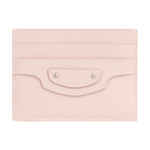 Balenciaga Neo Classic Grain Cow Leather Card Holder Women"s Pink