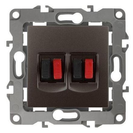 Розетка аудио 2мод. 12-3112-13 бронза ЭРА Б0027468