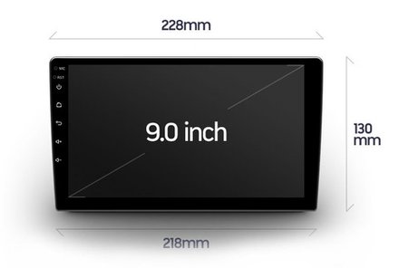 Магнитола для 9" рамки - Carmedia OL QLed, Android 13, ТОП процессор, CarPlay, SIM-слот