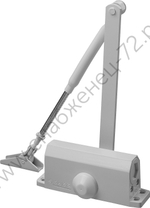 ЗУБР до 40 кг, цвет белый, дверной доводчик, Профессионал (37911-50)