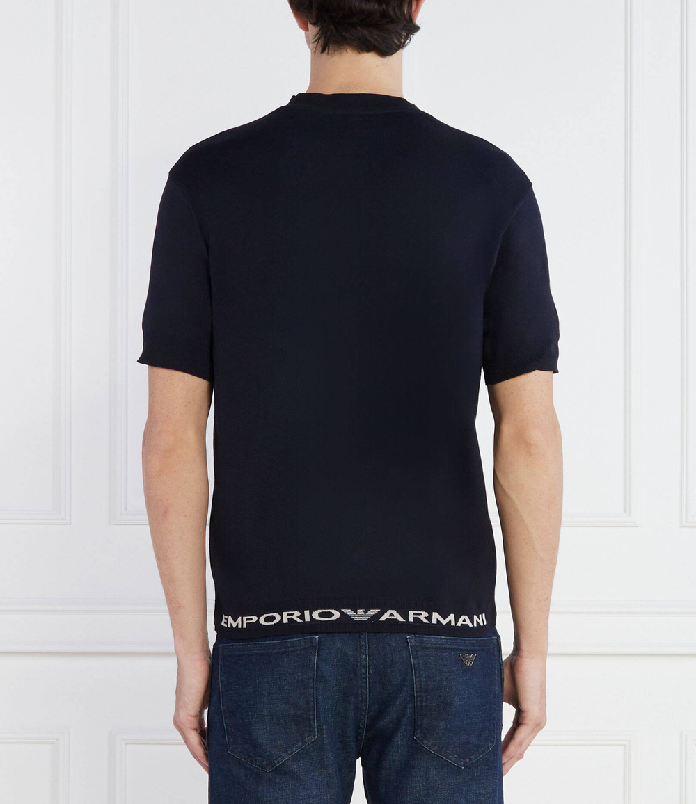 Футболка Emporio Armani - темно-синий(6R1TEB 1JFIZ)