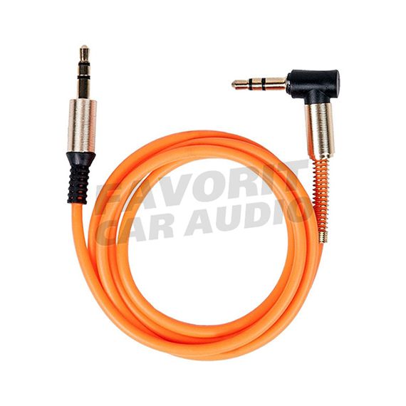 Кабель AUX RITMIX RCC-247 L-коннектор оранж. 1м