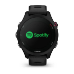 Смарт часы Garmin Forerunner 255S Music с черным ремешком