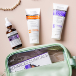 Advanced Clinicals, Подарочный набор iHerb, косметичка для 3 шагов к увлажнению, 4 предмета