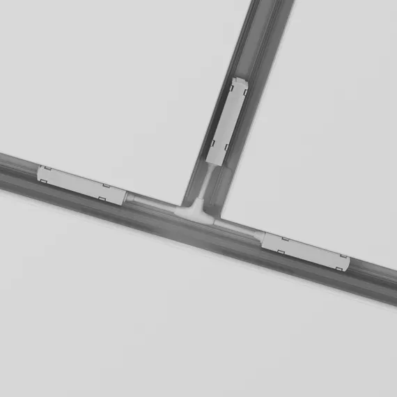 Коннектор питания Т-образный Gravity белый Technical tra004cwt-22w