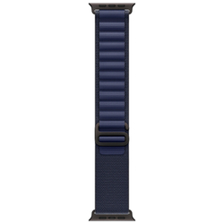 Apple Watch Ultra 2 49mm Черный Титан Ремешок S Alpine Темно-Синего Цвета 2024