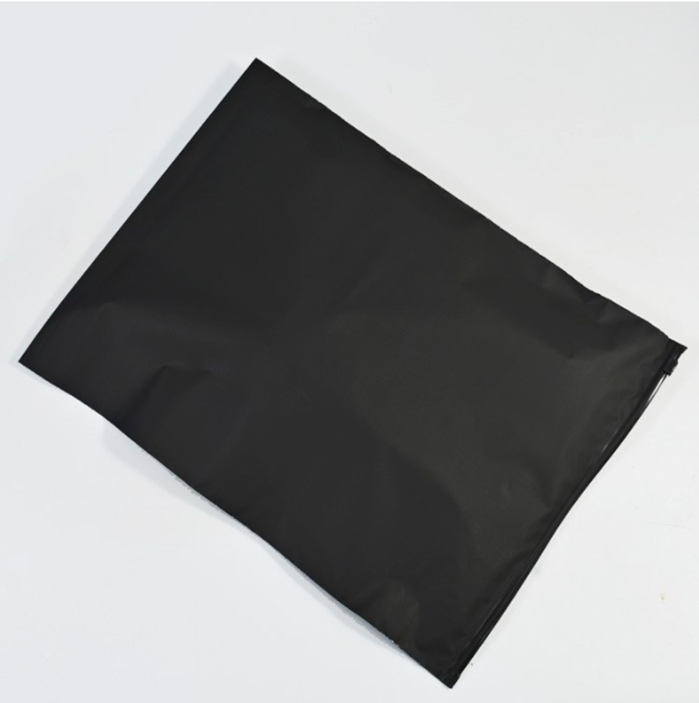 Пакет Slider 20*30 см черный матовый 70 мкм