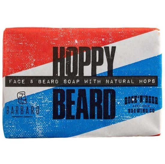 Мыло для лица и бороды Barbaro Hoppy Beard 90г.