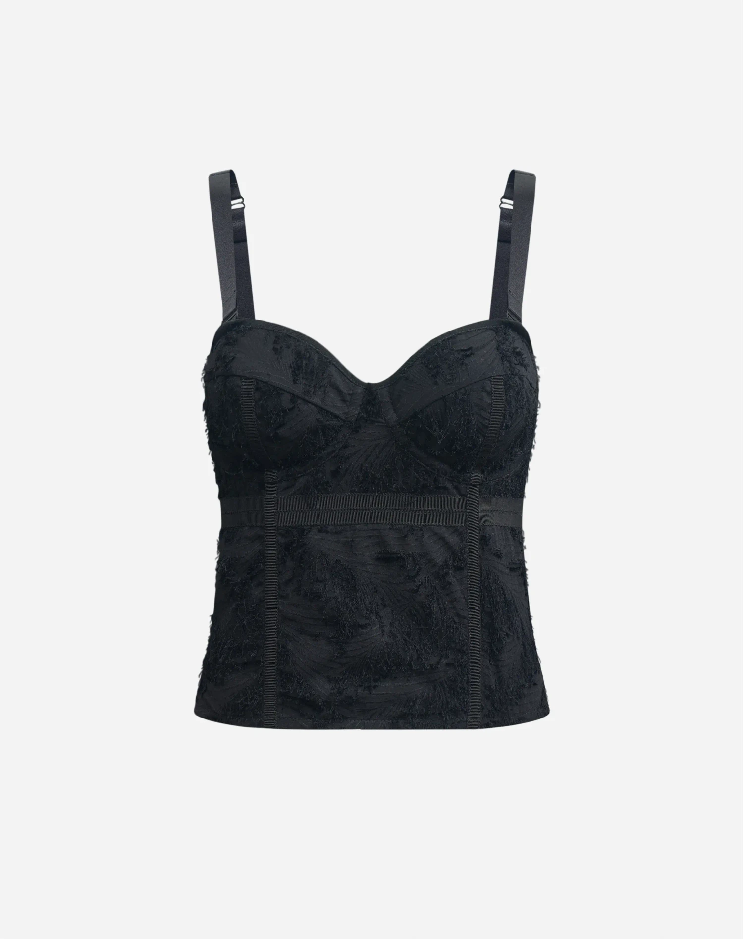 Топ-корсет с кружевом