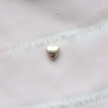 Подвеска спейсер Сердце 8 мм, позолота, П260