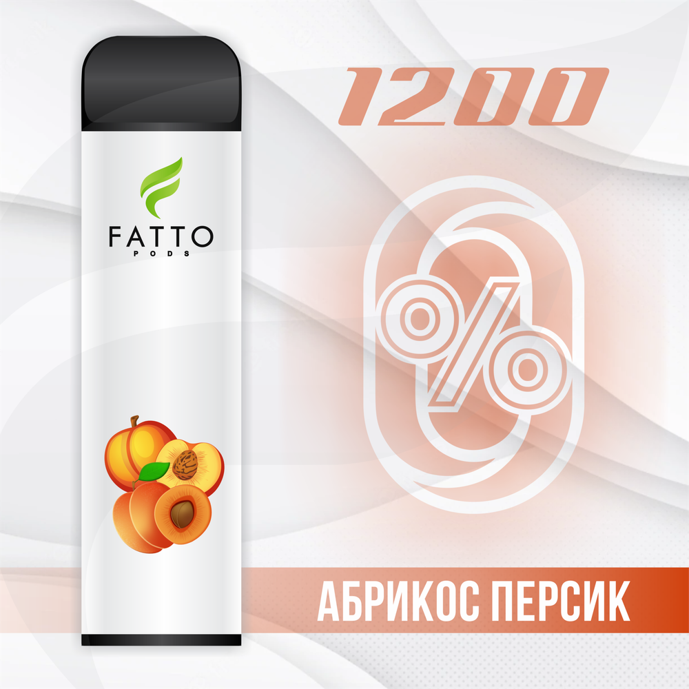 FATTO PODS ZERO - Apricot Peach (0% nic)