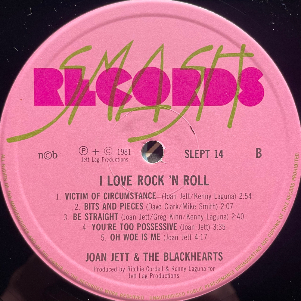 Joan Jett & The Blackhearts- I Love Rock 'N Roll (Скандинавия 1982г.)