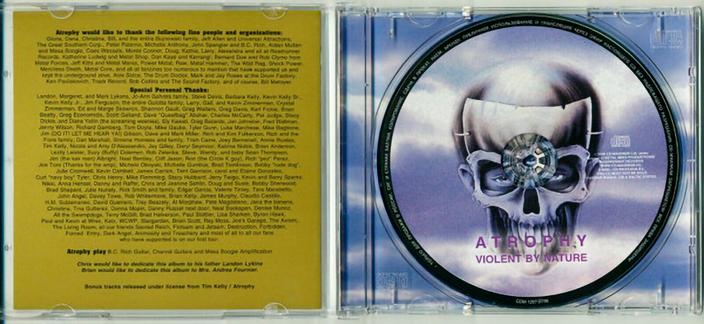 Atrophy / Violent By Nature (RU)(CD)