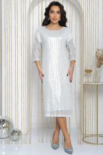 Платье праздничное Просто сияй (серебро) П14477-7М LT Collection