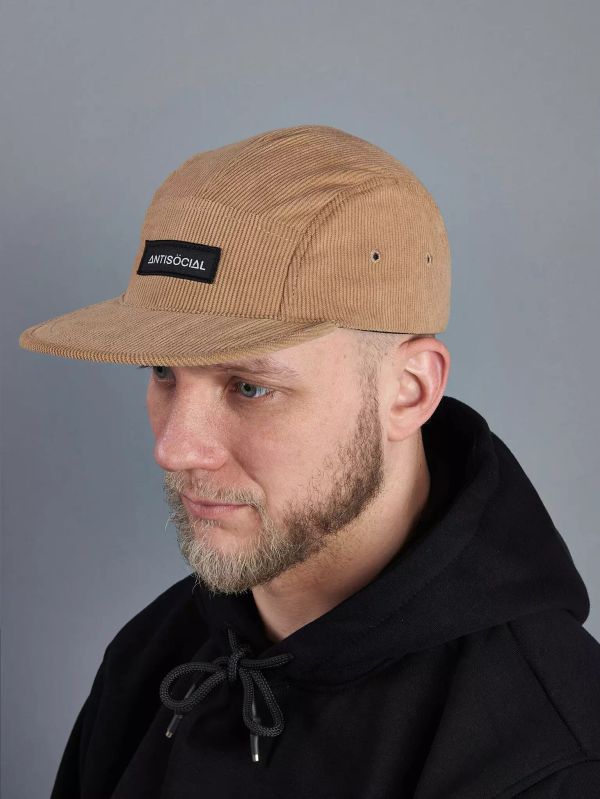 Кепка 5 panel Velvet Бежевая - фото 1