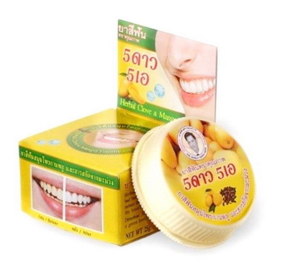 Концентрированная отбеливающая зубная паста с экстрактом &quot;Манго&quot; 5star cosmetic Mango Herbal Toothpaste