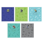 Тетрадь школьная А5 12л клетка "На стиле" ассорт. (Феникс+) микс цветов (комплект 5 шт)