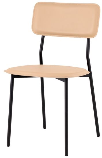 Стул обеденный Mikkie бежевая экокожа