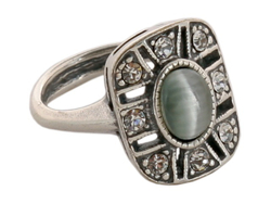 "Гималаи" кольцо в серебряном покрытии из коллекции "Самоцветы" от Jenavi