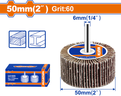 Лепестковая абразивная щетка