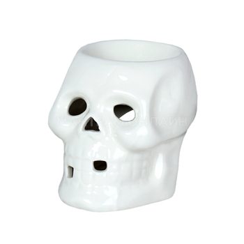 Аромалампа Череп цвет белый 9 см