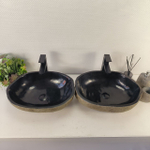 Раковина из речного камня ПАРА! RS-65484 50*36*16 0866