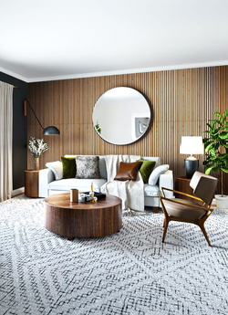 Акустическая панель РП 35 мм Дуб (комплект из двух штук), 278x60 см