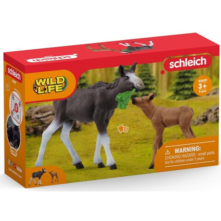 Schleich Wild Life - Семья лосей 42629 / артикул   42629  / GTIN 4059433654058