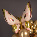 Шар Бабочка розовая