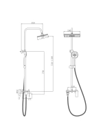 HB23505-8 Душевая система HAIBA