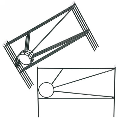 Заборчик садовый «Солнце» 45*67*335см (5 деталей)